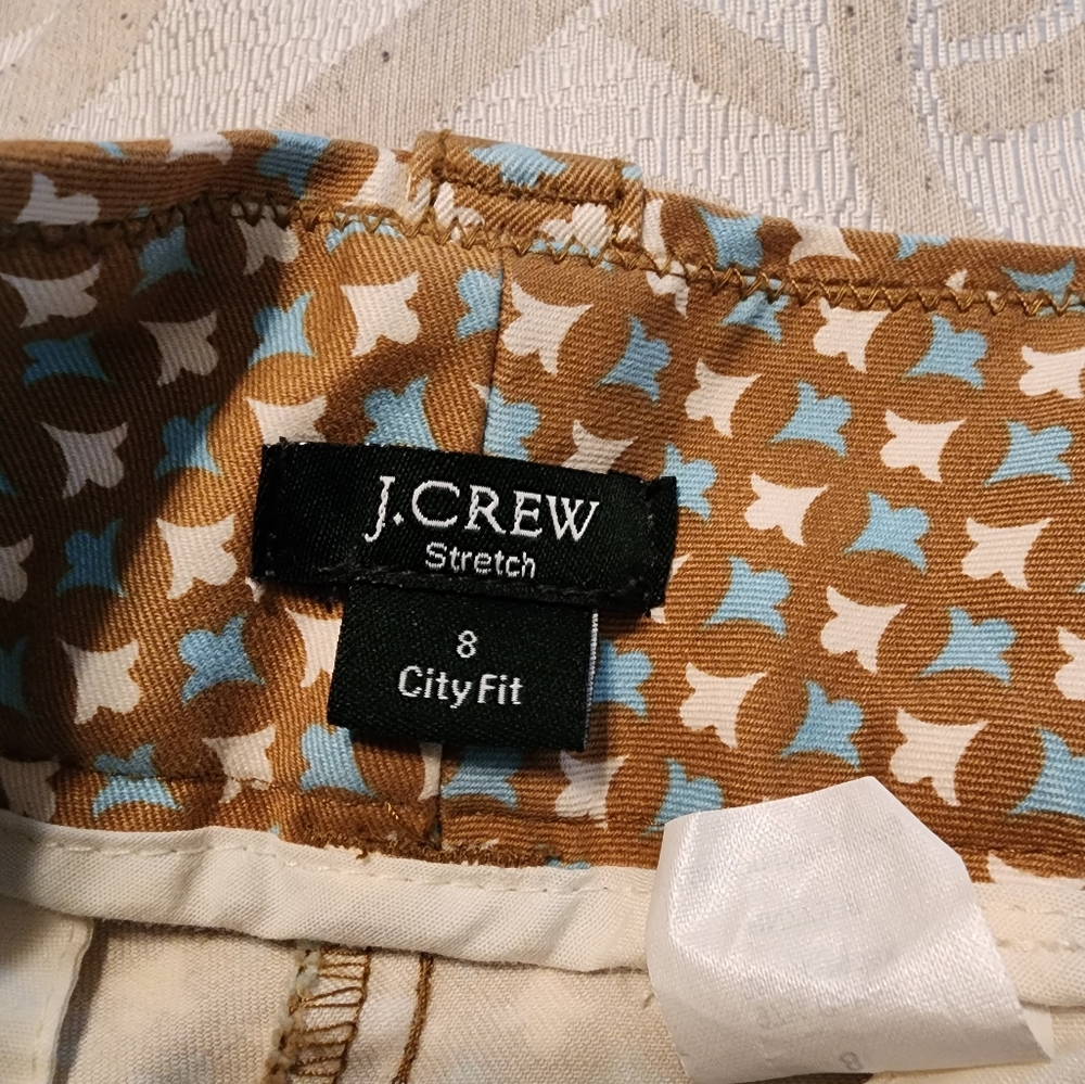 J.CREW Stretch City Fit Cropped Capri Women’s Size 8 - Picture 3 of 11